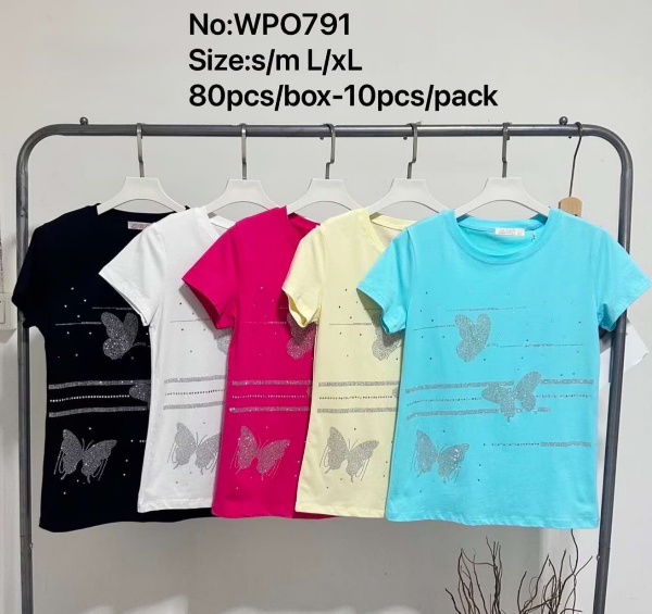 Bluzki damskie Roz S/M-L/XL, Mix Kolor Paczka 10 szt 1